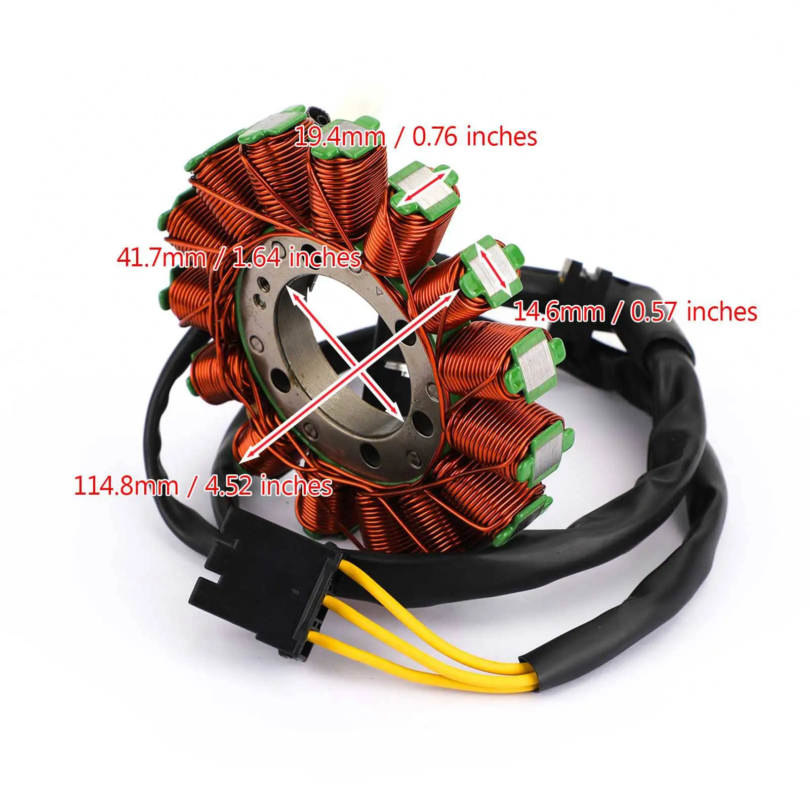 Areyourshop Generator Stator Rotor Coil Fit for Honda CBR1000RR 2010-2016 CBR1000S 2014-2016 31120-MFL-D21 Motorcycle Parts