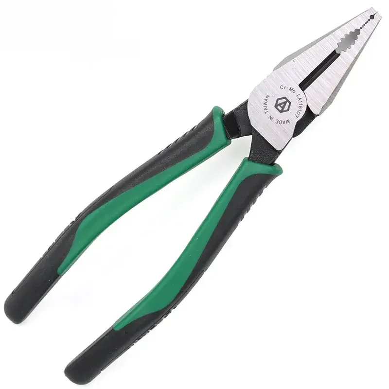 LAOA 1pc Profession Combination Pliers Long Nose Plier Fishing Pliers Wire Cutter Stripping American Type Tools Made in Taiwan