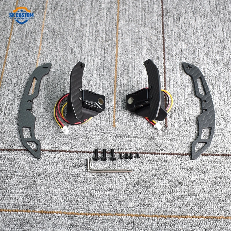 

For VW Golf 6 GTI CC MK6 MK5 Magnetic Paddle Shifter Carbon Fiber