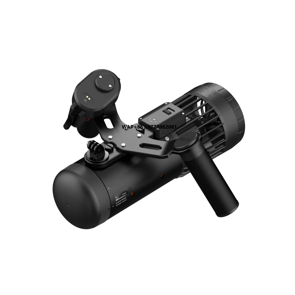 

Подводный скутер HS-S1 черного цвета, 180 Вт, с внешней батареей, для снорклинга