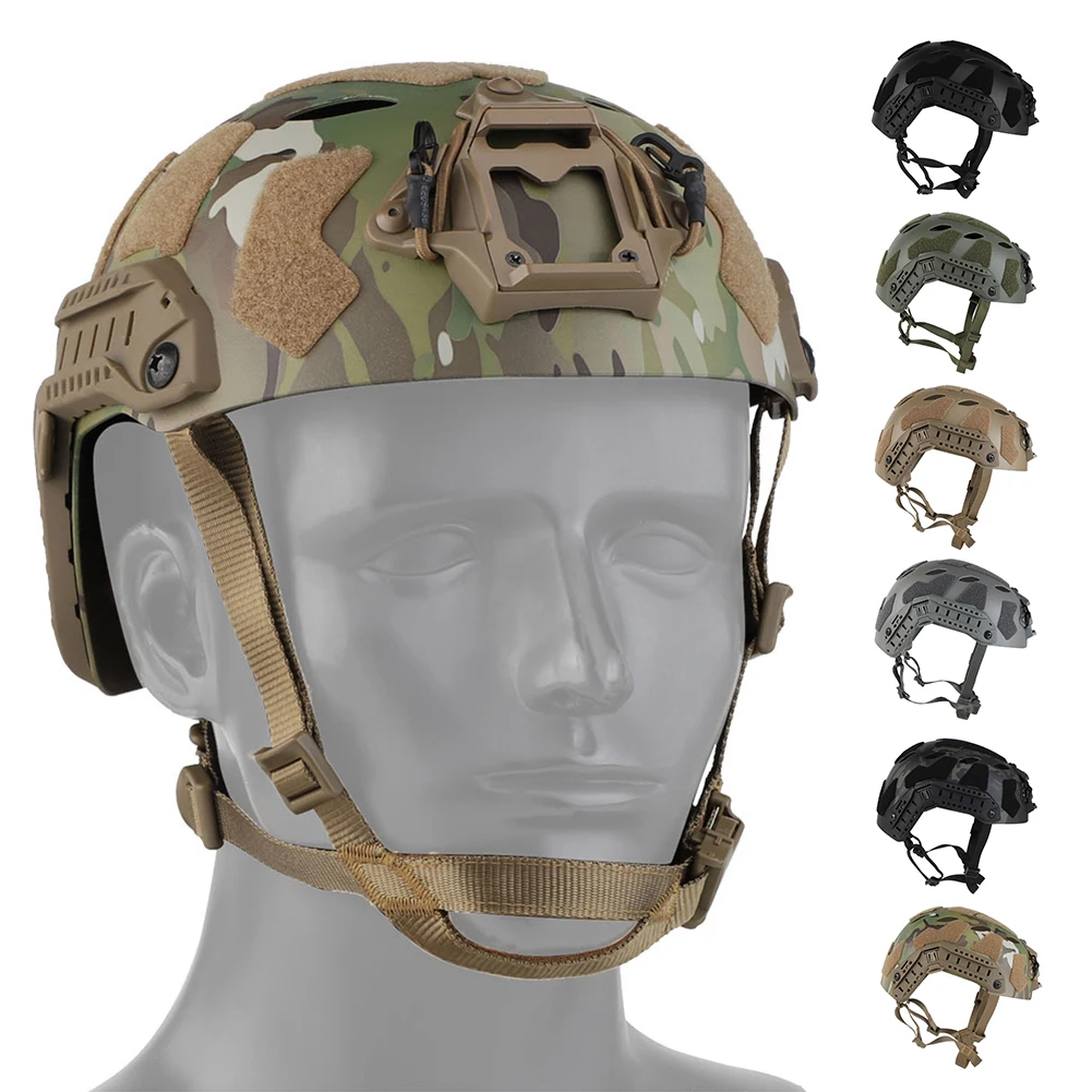 Airsoft Paintball Helmets FAST SE SUPER HIGH CUT Outdoor Wargame Helmet Rhombus Hole Lightweight Adjustable Protective Equipment