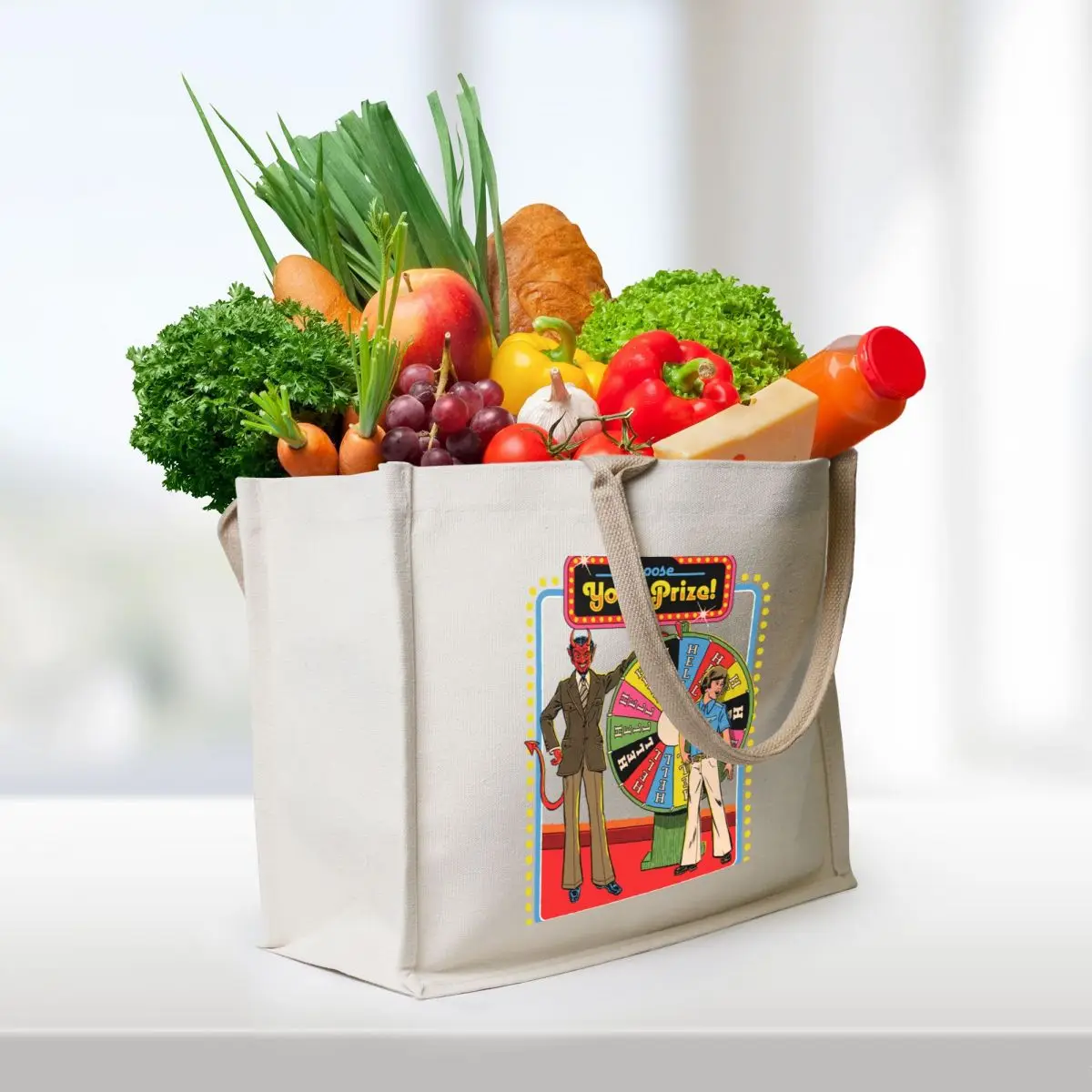 Choose Your Prize Tote Bag hand bag ladies canvas tote bag shopper woman