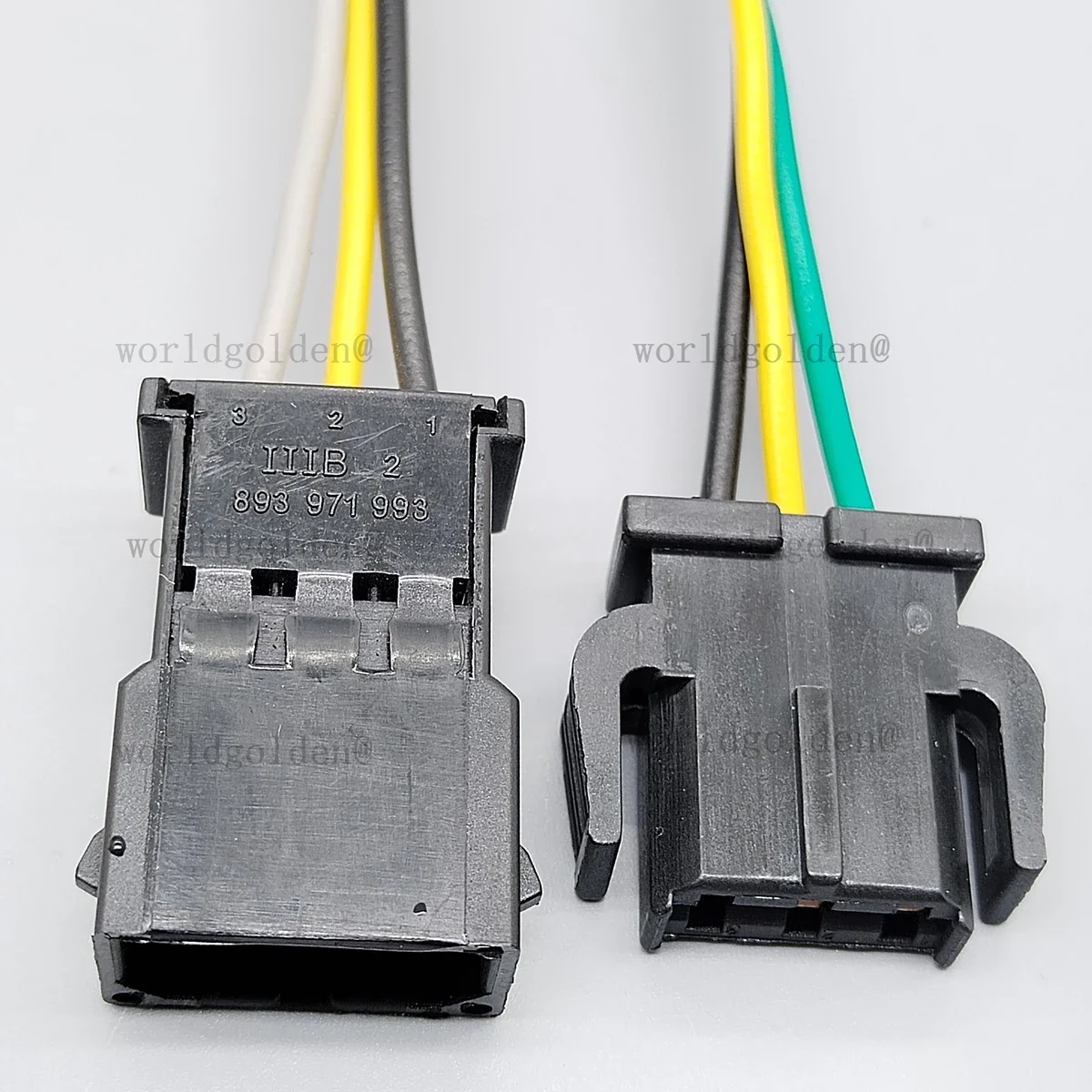 893971633 893971993 3Pin car connector for VW Passat Polo Reading Trunk Light Wiring Plug