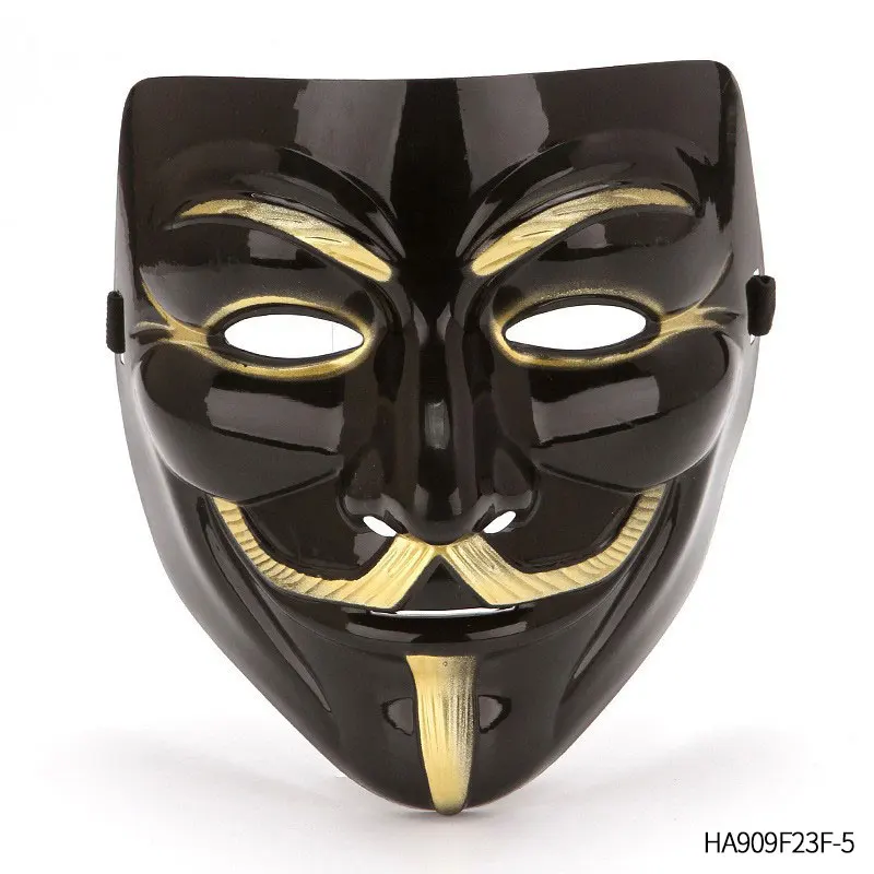 Maschere di Halloween: bianco, nero, oro e altri disegni speciali, adatte per le feste di Halloween per aggiungere una sensazione misteriosa.