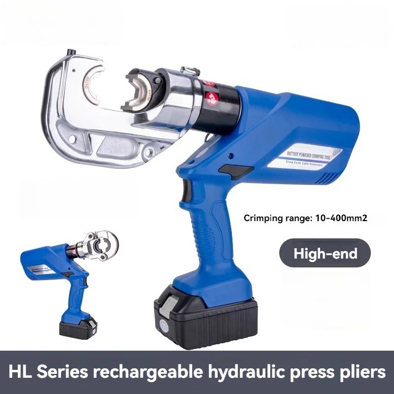 

HL-300 HL-400 60KN 120KN Electric Hydraulic Pliers Copper and Aluminum Terminal Crimping Pliers DC18V Lithium Battery
