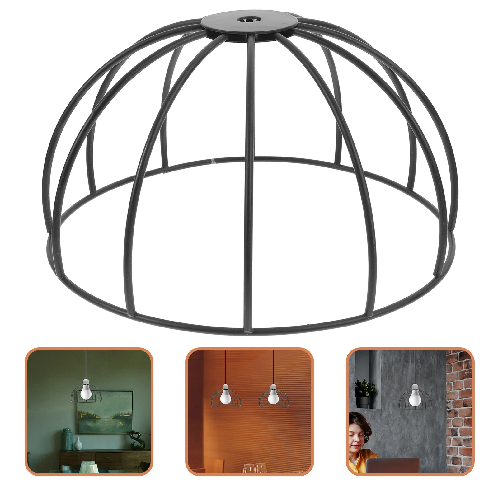 

DIY Lamp Shade Frame in Iron Material Dream Catcher Pattern for Custom Hanging Light Fixture Bedroom Living Room Decorative