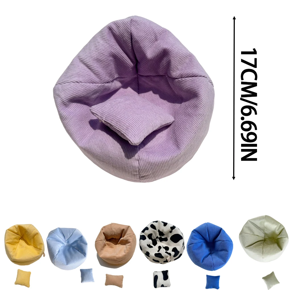 ポリエステル製の寝椅子、17CMのビーンバッグ、ポリエステル製の17CMのドールビーンバッグ寝椅子