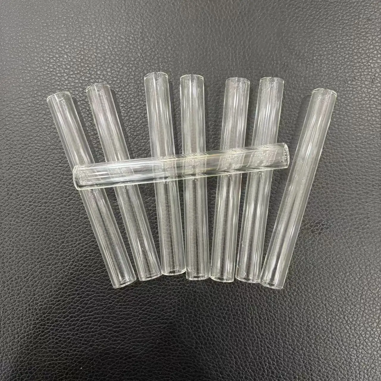 

10pcs 4-Inch Reusable High Borosilicate Clear Glass Straws,Industrial Blowing Tubes for Art Craft Glass Pipes,Heat-Resistant