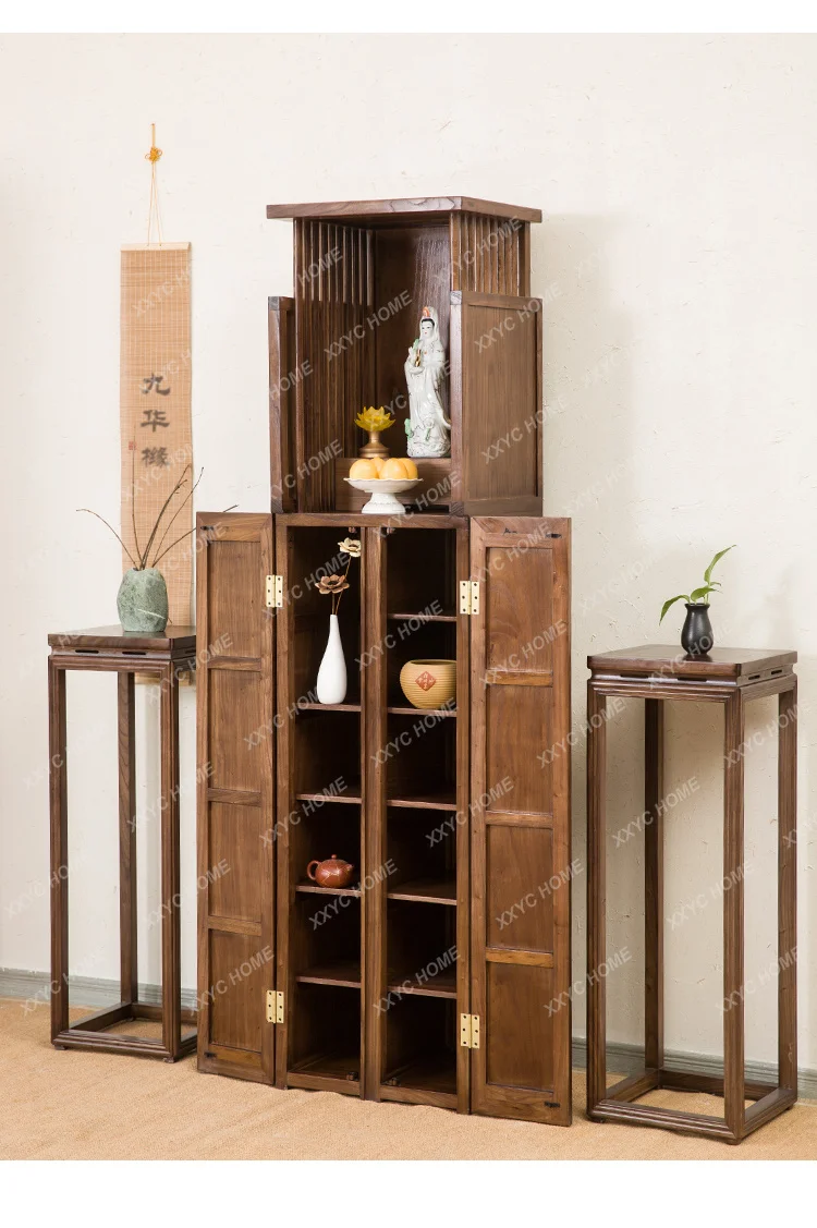 

Standing Living Room Cabinets Light Luxury Buddha Niche Living Room Cabinets Buddha Platform Furniture