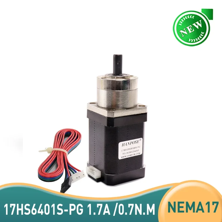 17HS6401S-PG Stepper Motor 42 motor Extruder Gear Stepper Motor 4-lead Ratio 5.18:1 Planetary Gearbox for 3D