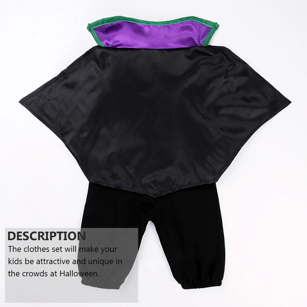

Baby Vampire Costume Halloween Kids Clothes Set Toddlers Outfit Child Clothing Classic Design Comfortable Wear Easy On Off
