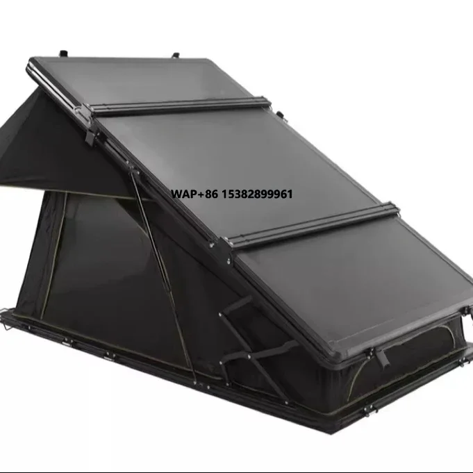 

Factory Supply Lightweight Super Thin Aluminum Triangular Roof Top Tent Automatic Car Rooftop Tent for Truck