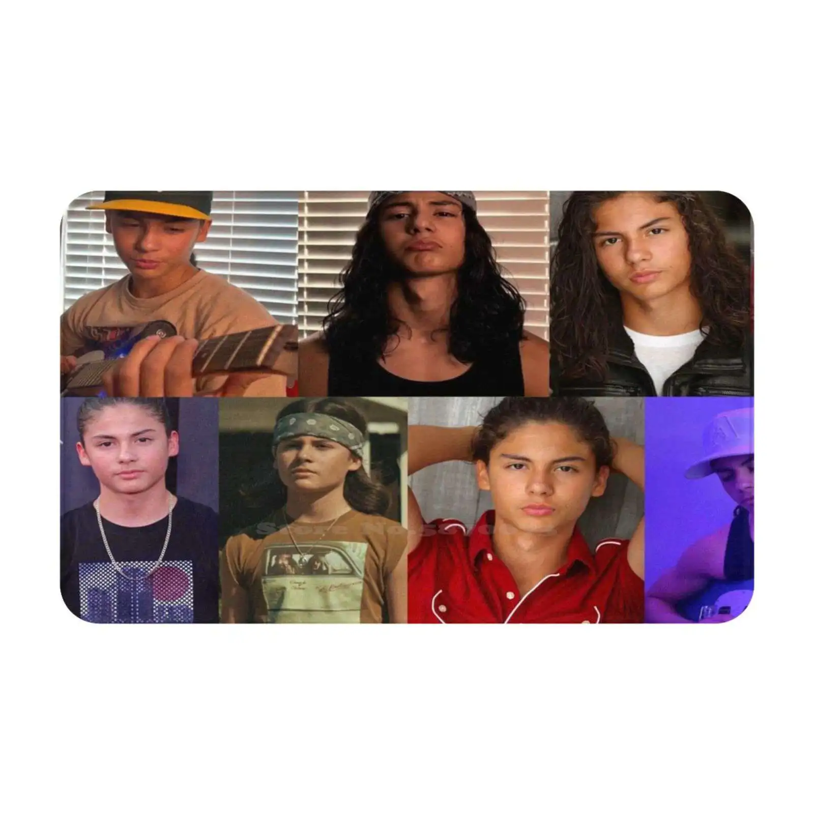 

Miguel Cazarez Mora Collage T-Shirt Cotton Tshirt Miguel Cazarez Mora Actor The Black Phone Collage Photo Shoot Guitar Horror