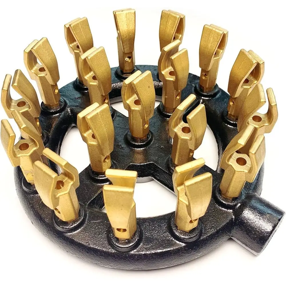 

Commercial 18-Tip Gas Duck Burner for Kitchen Use