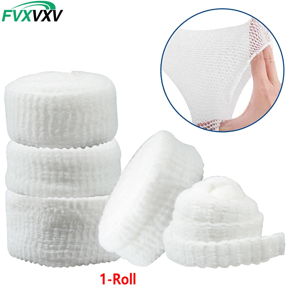 1 Roll Net Tubular Bandage Elastic Mesh Wound Dressing Tubing Gauze Breathable Bandage Fix Net Bandage Retainer Stretch Tube Ban