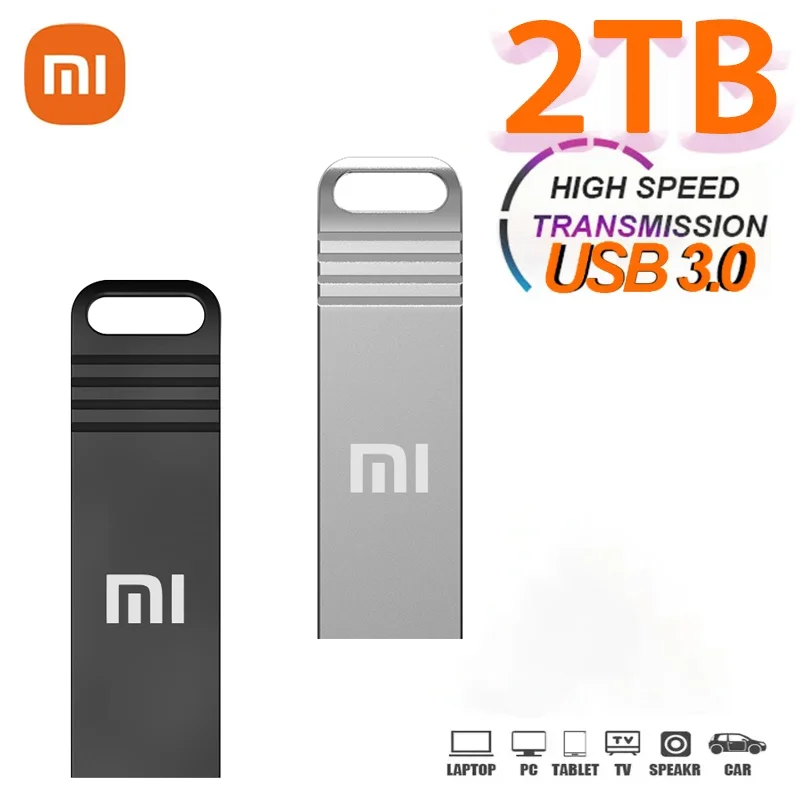 Xiaomi-Memoria USB 3,0 de alta velocidad, dispositivo de almacenamiento de 2TB, 1TB, 512GB, tipo C, resistente al agua