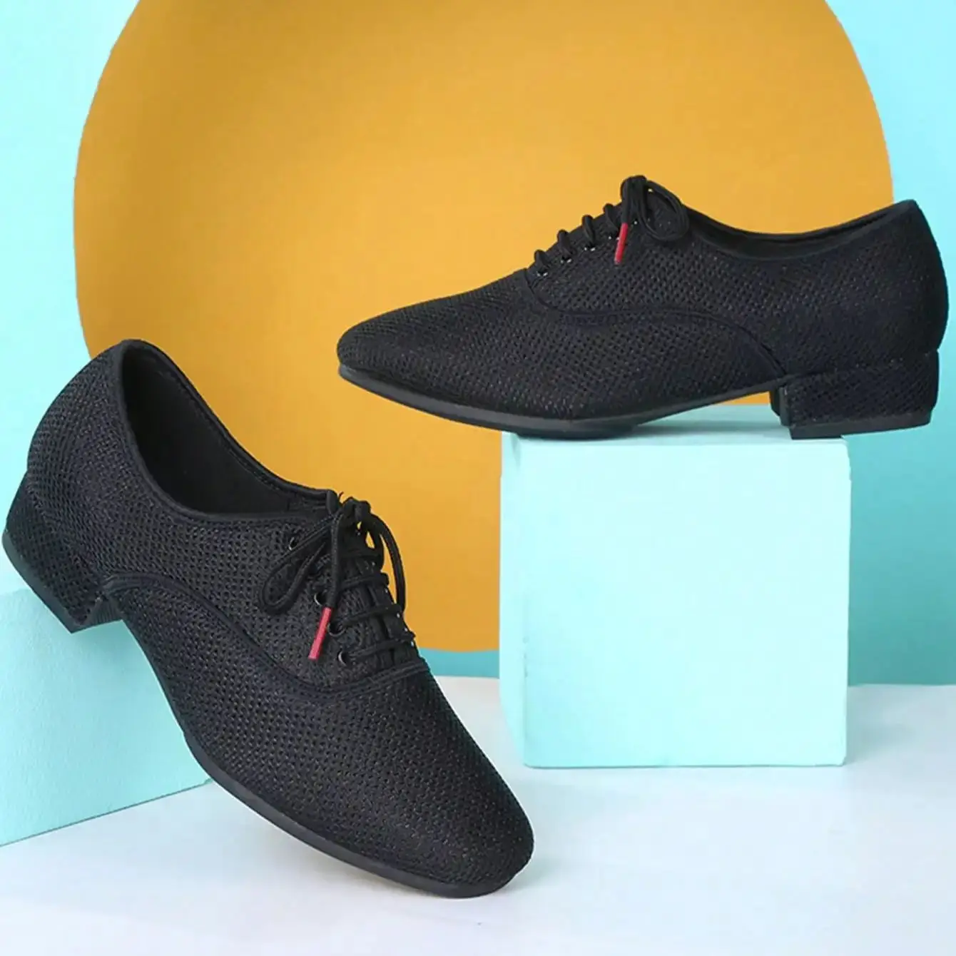 Große Größe Männer Salsa Latin Ballsaal Tanzen Schuhe Geschlossene Zehen Männer Tango Jazz Schuhe Rindsleder Schwarz Junge Männliche Tanz turnschuhe