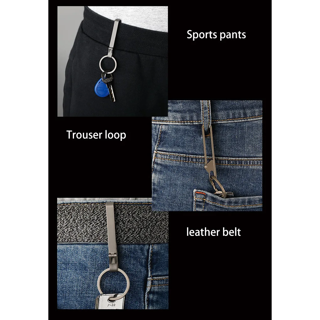 Chaveiro do carro universal casa carro chaveiro titular caminhadas ao ar livre calças de viagem cintura cinto chaveiro para o sexo masculino