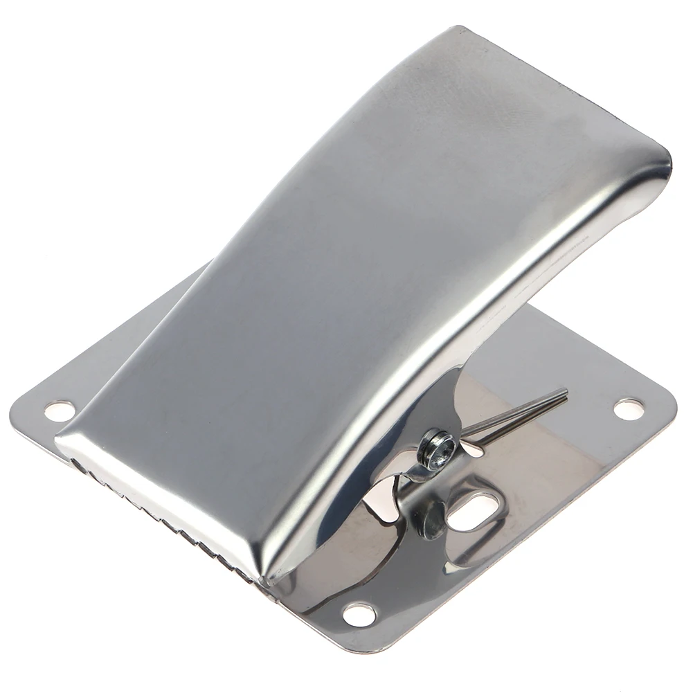 Stainless Steel Fish Fillet Clamp with Mounting Base Fish Cleaning Station Clip Fish Fillet Tail Gripper for Scaling Table