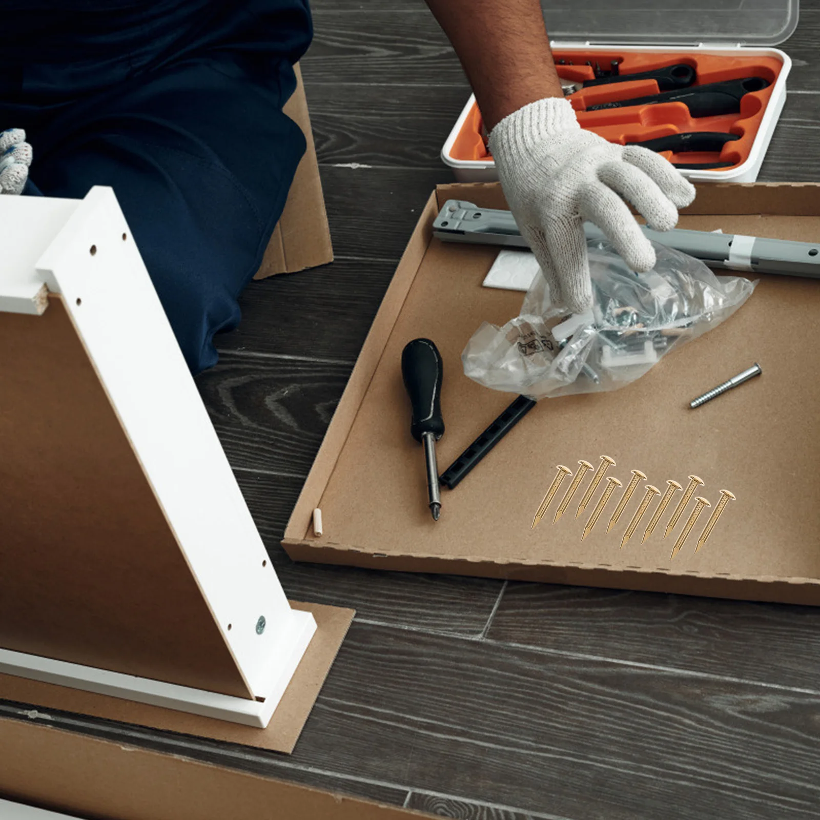 

250G Pack Copper Small Hard Rustproof Woodworking Home Office Wall Hanging Heavy Duty Drywall Nails For Decorative Masonry