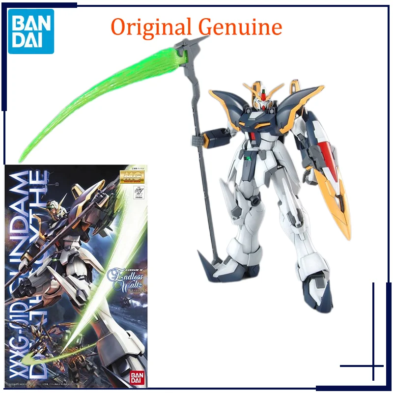 Original Genuine PB MG 1/100 XXXG-01D Gundam Deathscythe EW ROUSSETTE UNIT Bandai Anime Model Toys Action Figure Gifts