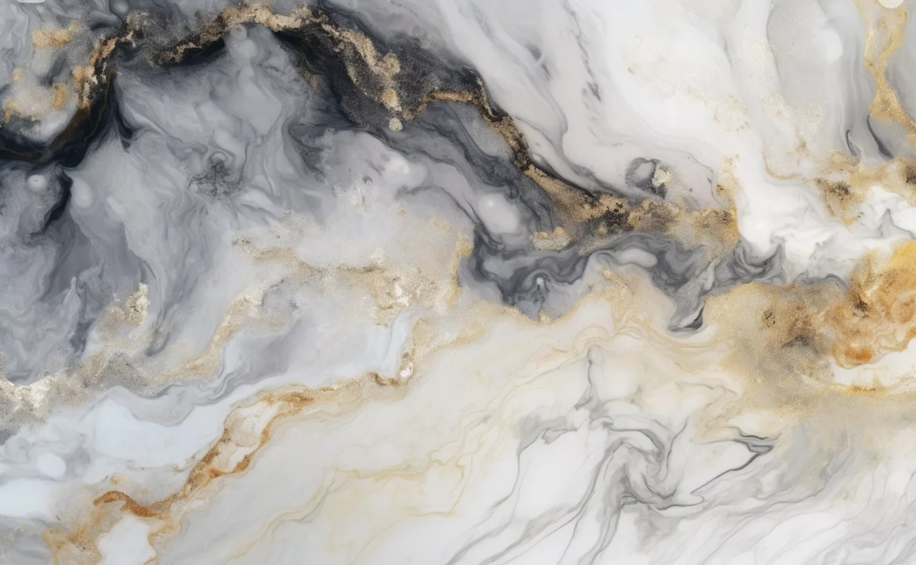 Customized Size Wallpaper, Gold Lines, Marble Wallpaper, Tile Pattern, Pure Stone Background Wallpaper, Gray Marble 3d Mural