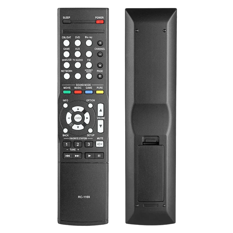 RC-1169 para reemplazo de control remoto Denon, para receptor AV Denon AVR-1613 AVR-1713 AVR1613 AVR1713