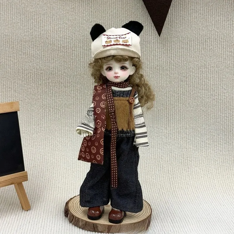 New 6-point BJD Doll Dress 30cm Fat Body Doll Dress Change Set Ghost Mom Doll Lolita Dress
