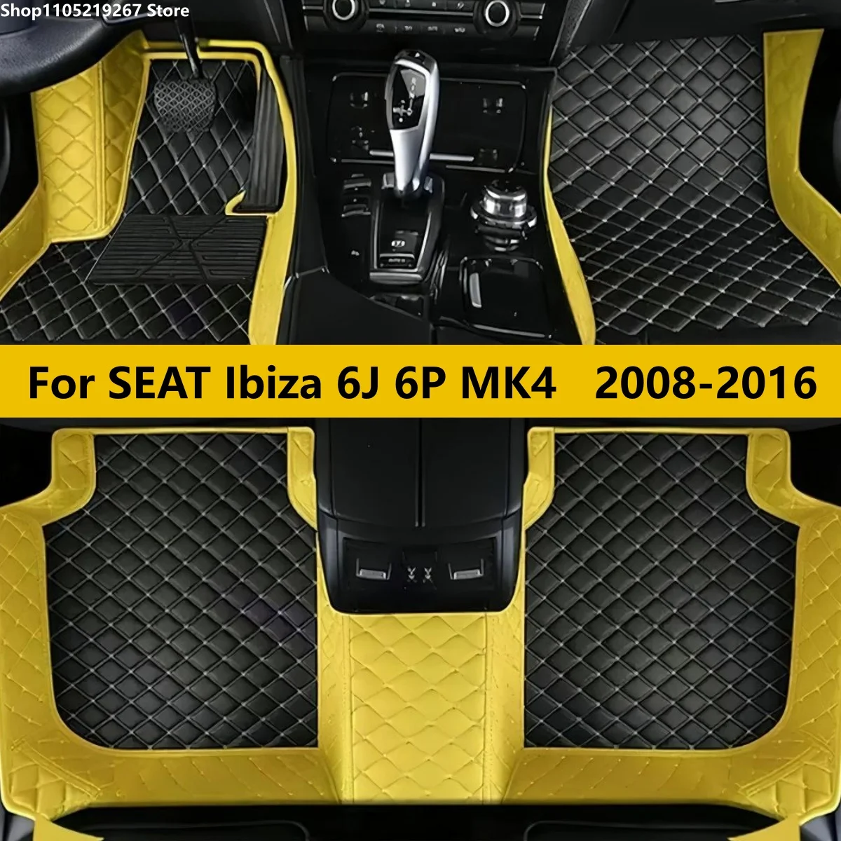 

Car Floor Mats Fit For SEAT Ibiza 6J 6P MK4 2008 2009 2010 2011 2012 2013 2014 2015 2016 Auto Accessories Custom Covers Foot Rug