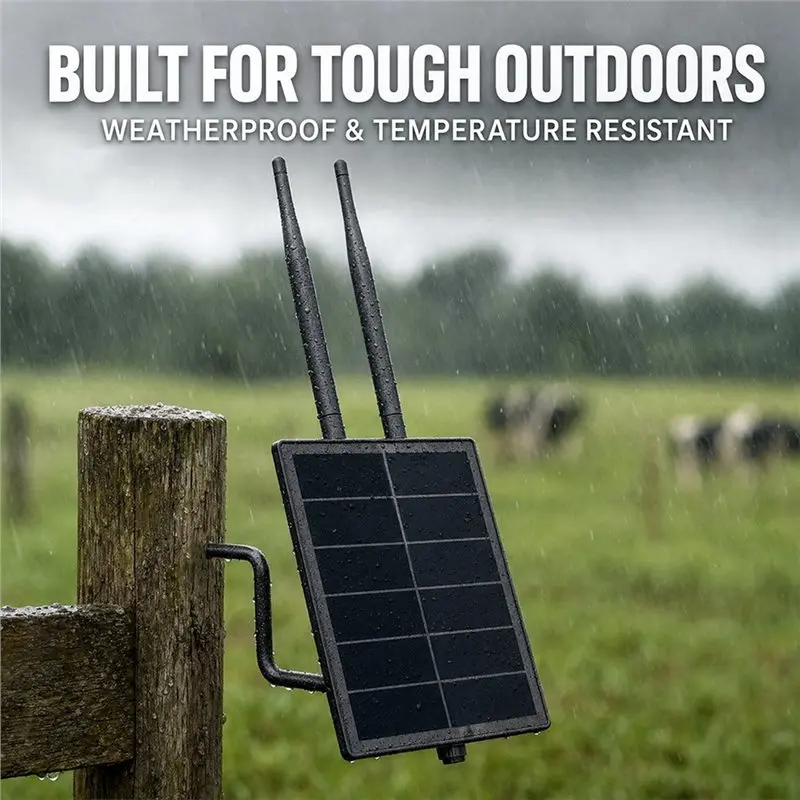 LUCKshopping D5L-G1 Meshtastic Solar Power Lora Repeater Node With 30Dbi Board GAT562 30S Lora Flashing Meshcore Mesh Node