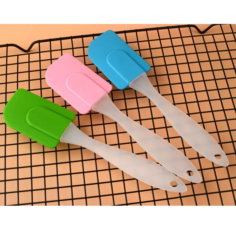 Large Separable Silicone Cream Spatula Cream Brush Baking Oil Brush Nylon handle mixing shovel butter scraper flour scrapers