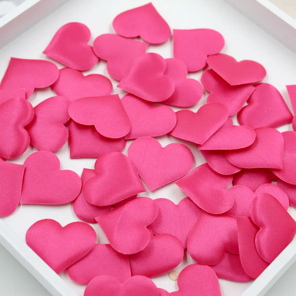 

200 Pcs Sponge Heart Confetti Artificial Petals Decor Sponge Heart Confetti Reusable Romantic Atmosphere Party