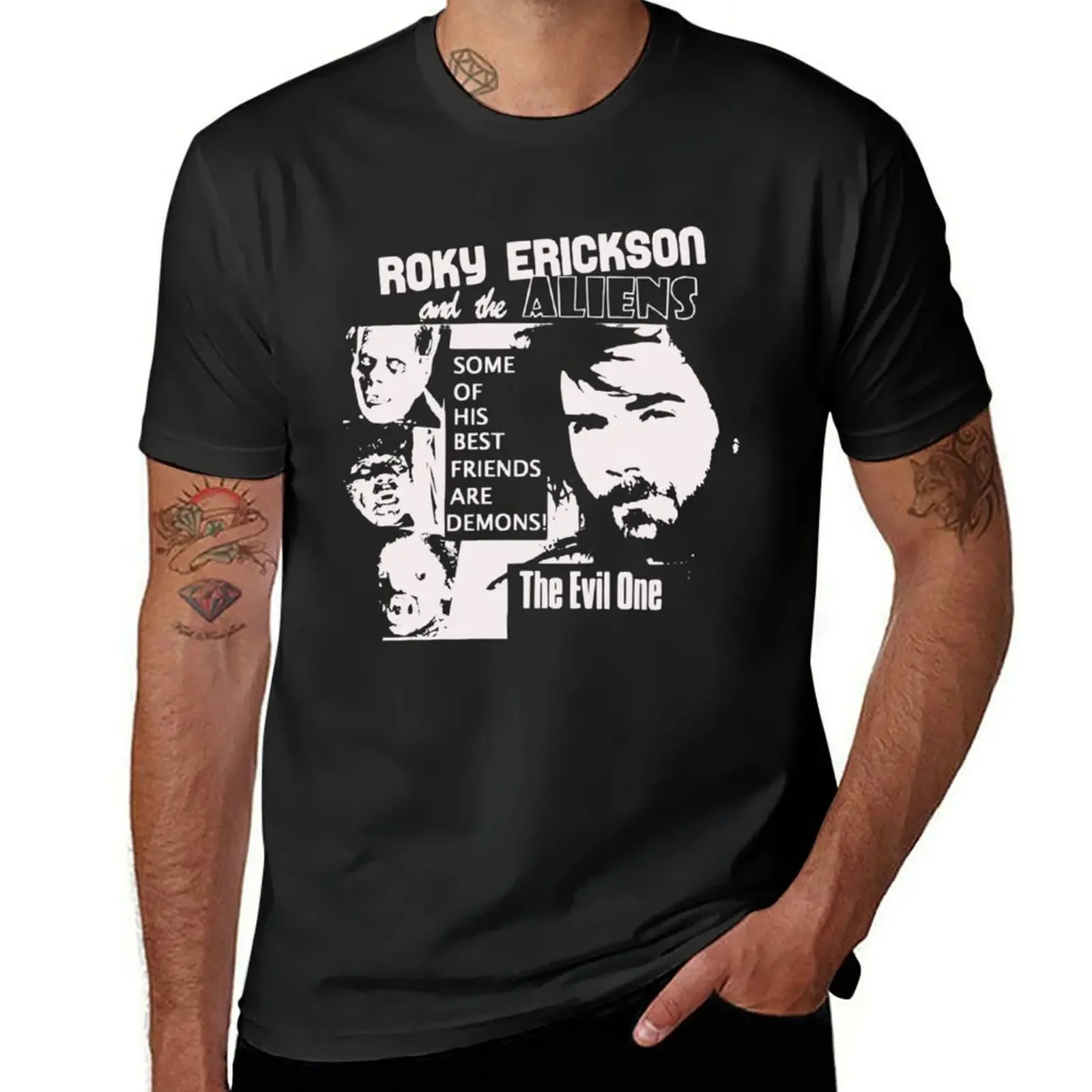 Roky Erickson T shirt Essential T-Shirt boys whites plus sizes anime clothes customs t shirts for men graphic