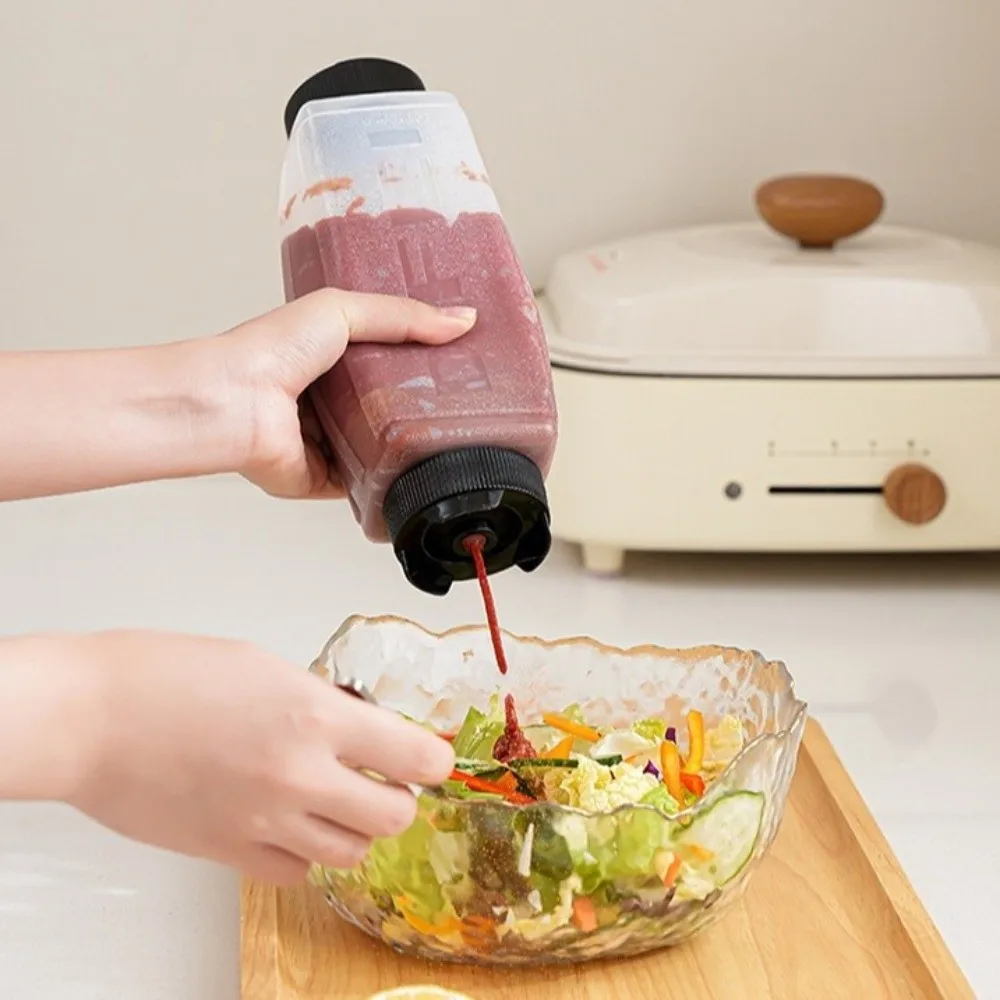 Double Head Squeeze Sauce Bottle In First Out First Large Capacity Squeeze Bottles 720ml Plastic Tomato Catchup Dispenser