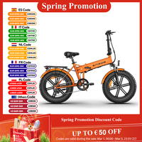 ENGWE EP-2 Pro Folding Electric Bike 250W 25km/h Max Speed 48V 13Ah 150KG Max Load Dual Disc Brake 75Miles Range 20“ Fat Tire