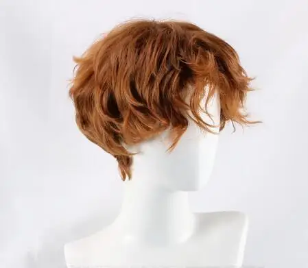 Young Men short red Brown wavy Ron cosplay Cosplay Costumes hair Wigs