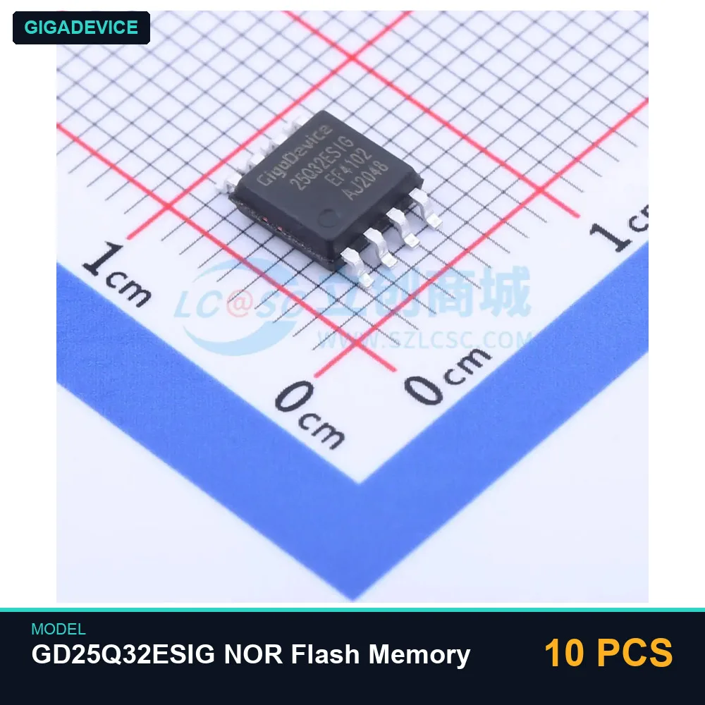 10 PCS GigaDevice GD25Q32ESIG NOR Flash Memory