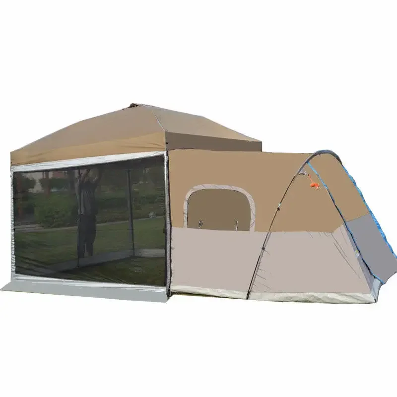 Popular Sale 4-12 Square Meters Outdoor Tent Waterproof UV Protection Camping Tent