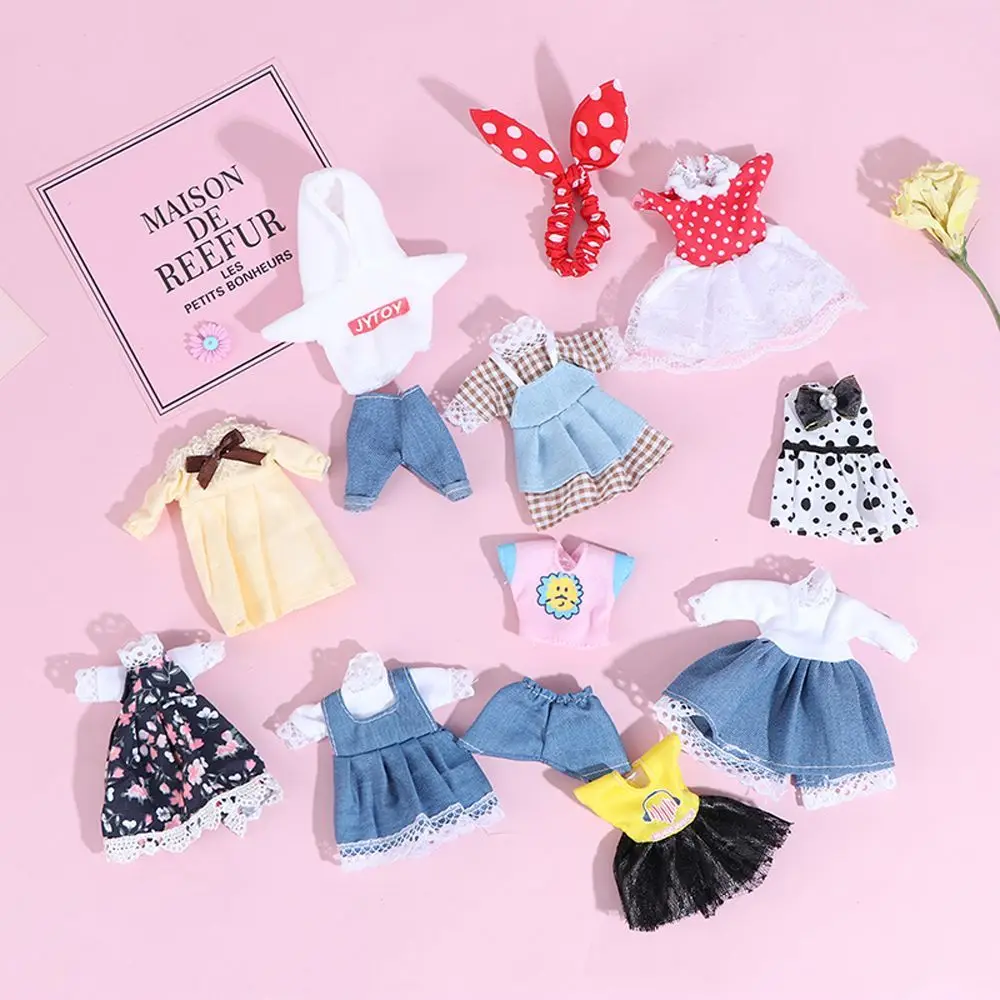 1pc 16cm Bjd Doll Clothes High-end Dress Up Can Dress Up Fashion Doll Clothes Skirt Suit Best Gifts for Children DIY Girls Toys