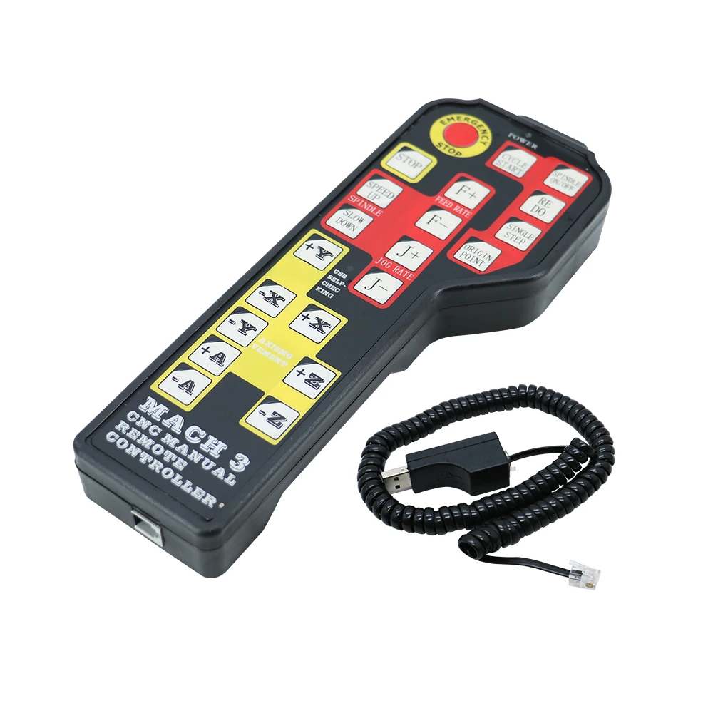 Usb Mach3 Cnc Electronic Hand Wheel CNC Engraving Machine Processing mach3 Wireless Handwheel MPG