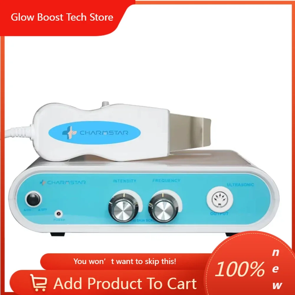 

NYelectric Facial Scrubber Spatula Machine Face Ultrasonic Skin Scrubber