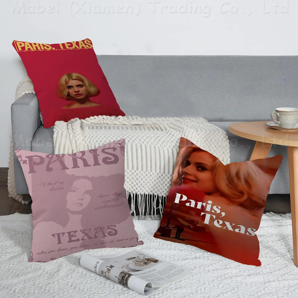 

Movie Paris, Texas Personalized Picture Text Home Decorative Pillows Household Gifts 45x45cm