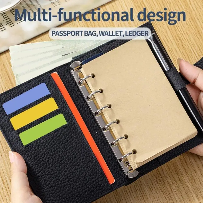 31ba-pu-leather-notebook-case-with-card-slots-long-pocket-and-closure