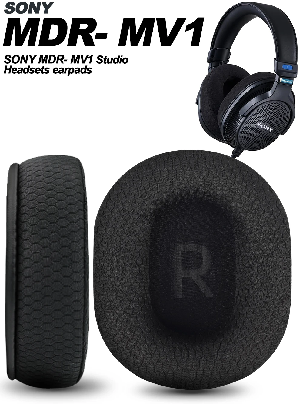 Earphone Pads For SONY MDR-MV1 Replacement Earpads Headphones
