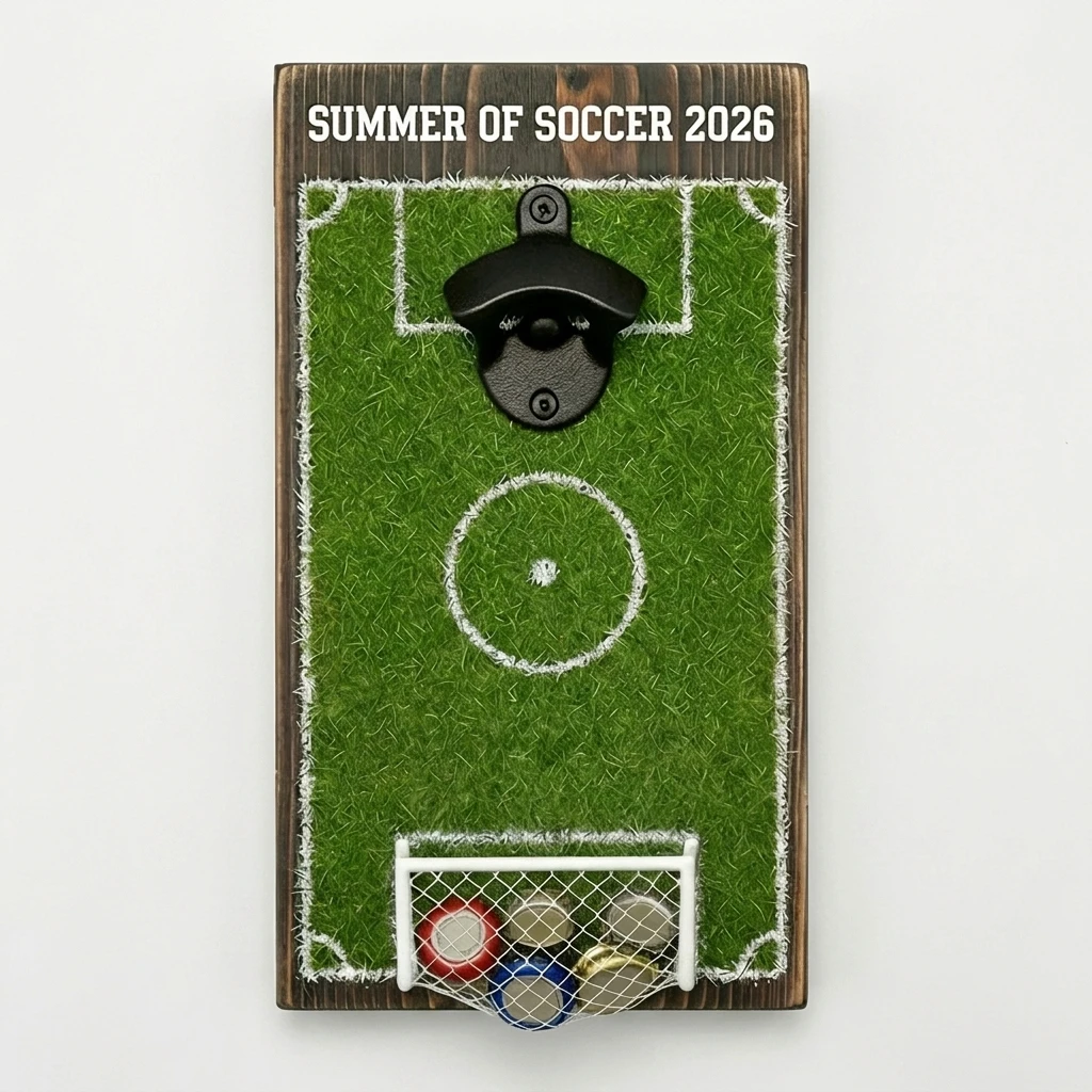 Football Stadium Bottle Opener Wall Decor Metal Home Bar Tool For Beer Lovers