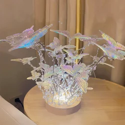 Butterfly Nightlight DIY Material Package Handmade Dream Atmosphere LED Lamp Home Decor Birthday Gift Friend Festival Surprise