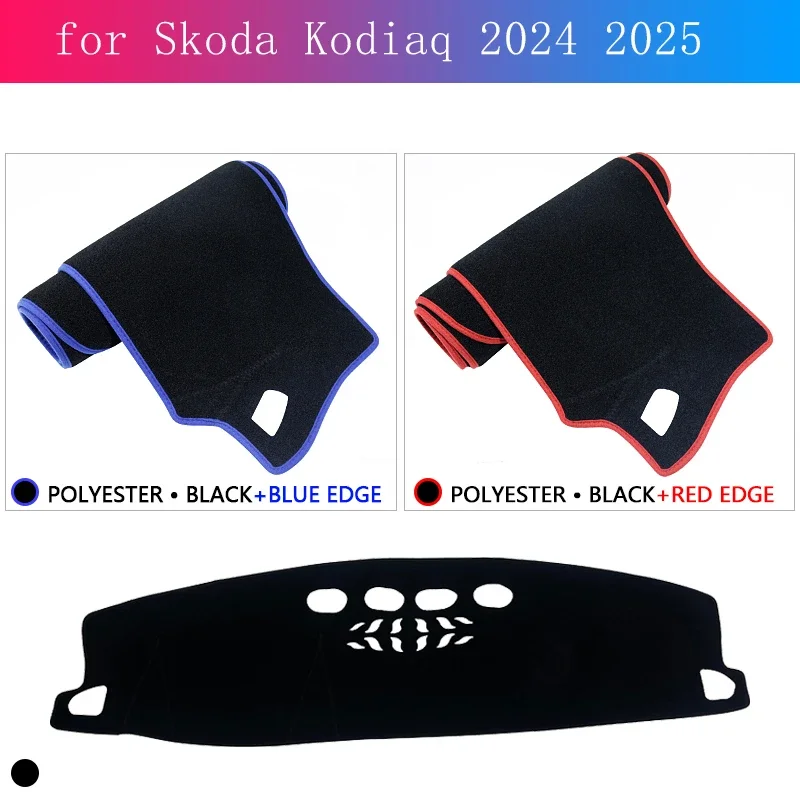 Dashboard Cover for Skoda Kodiaq MK2 2024 2025 Car Dash Board Non-slip Anti-UV Pad Sunshades Cushions Interior Parts Accessories