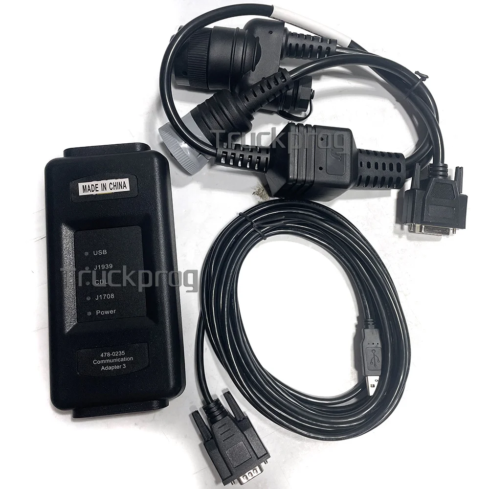 

ET 478-0235 Communication Adapter 3 Adapter ET 4 J1939 J1708 DataLink With Y cable truck excavator loader diagnostic tool