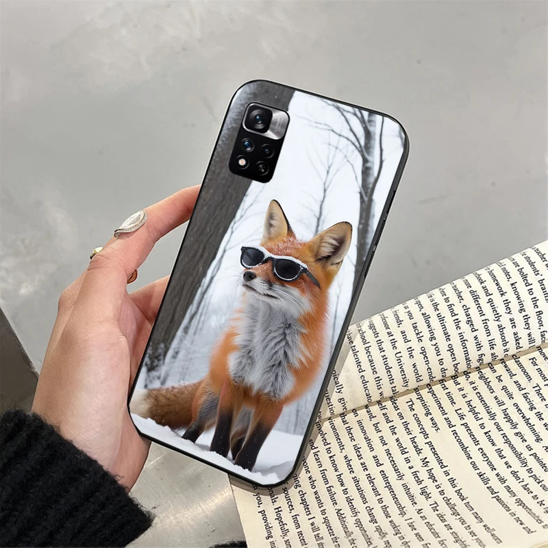 

Phone Case For Xiaomi Redmi note 14 Pro 14 13 12 11 10 Pro 14S 12S 11S Redmi 14C 13C 10 Cute Fox