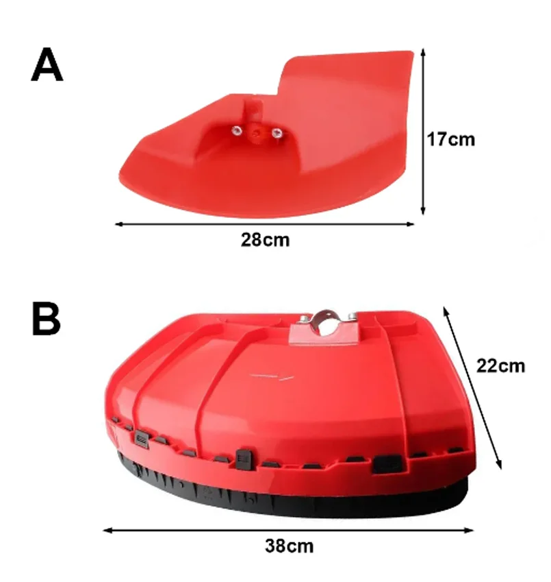 Juste de protection universelle en plastique pour débroussailleuse, bouclier de tondeuse de qualité, pièces de jardin